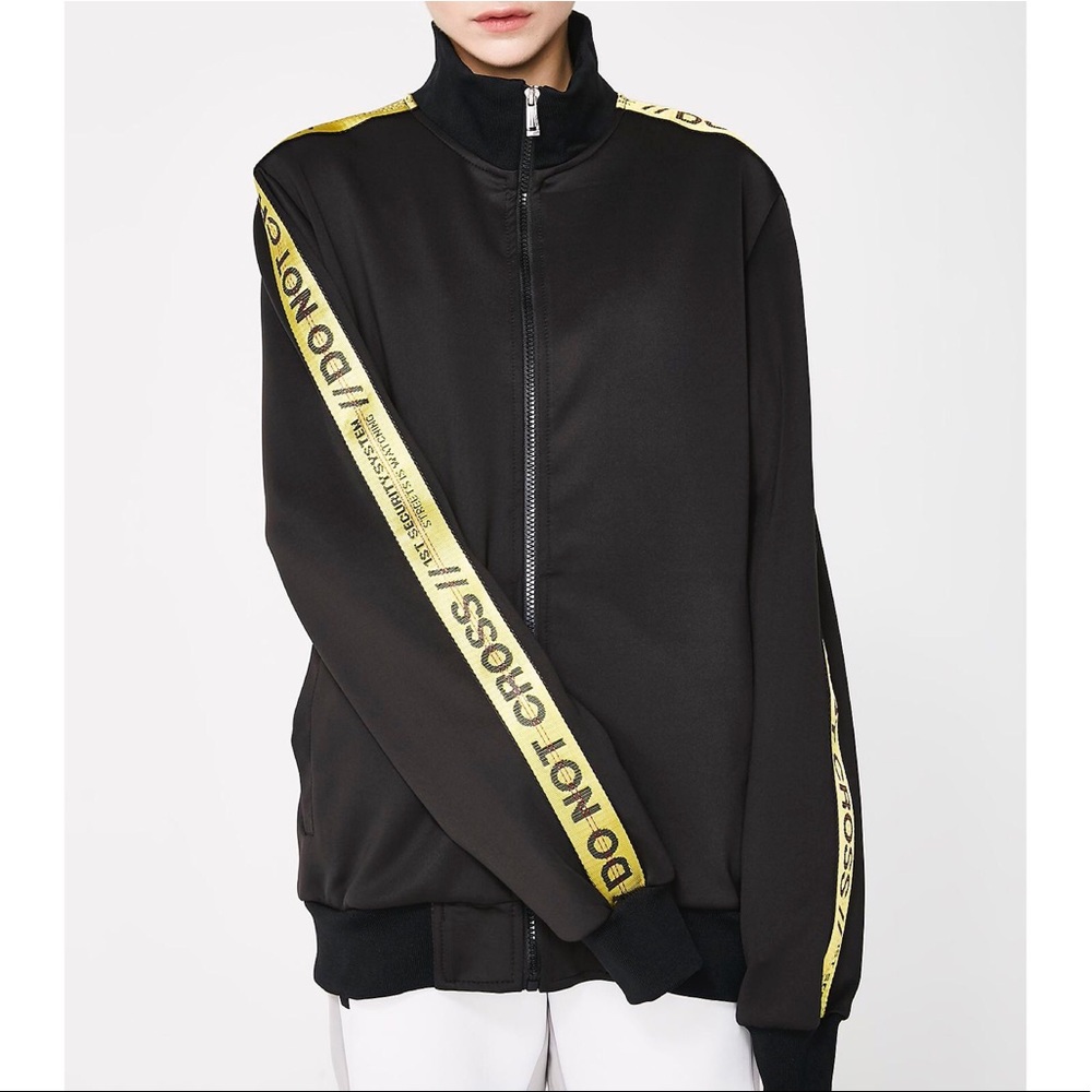 NWT Unisex Sold Out Reason Do Not Cross Jacket
